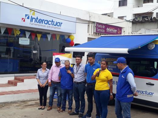 Apertura de oficina de corporación INTERACTUAR Sahagún Córdoba