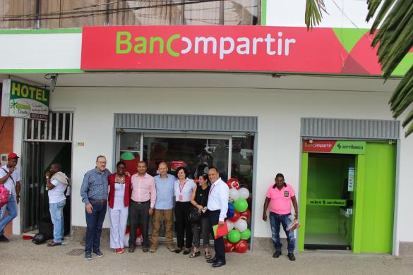 Apertura de oficina de Bancompartir, Apartadó Antioquia